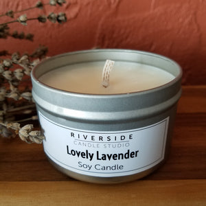 lovely lavender soy candle