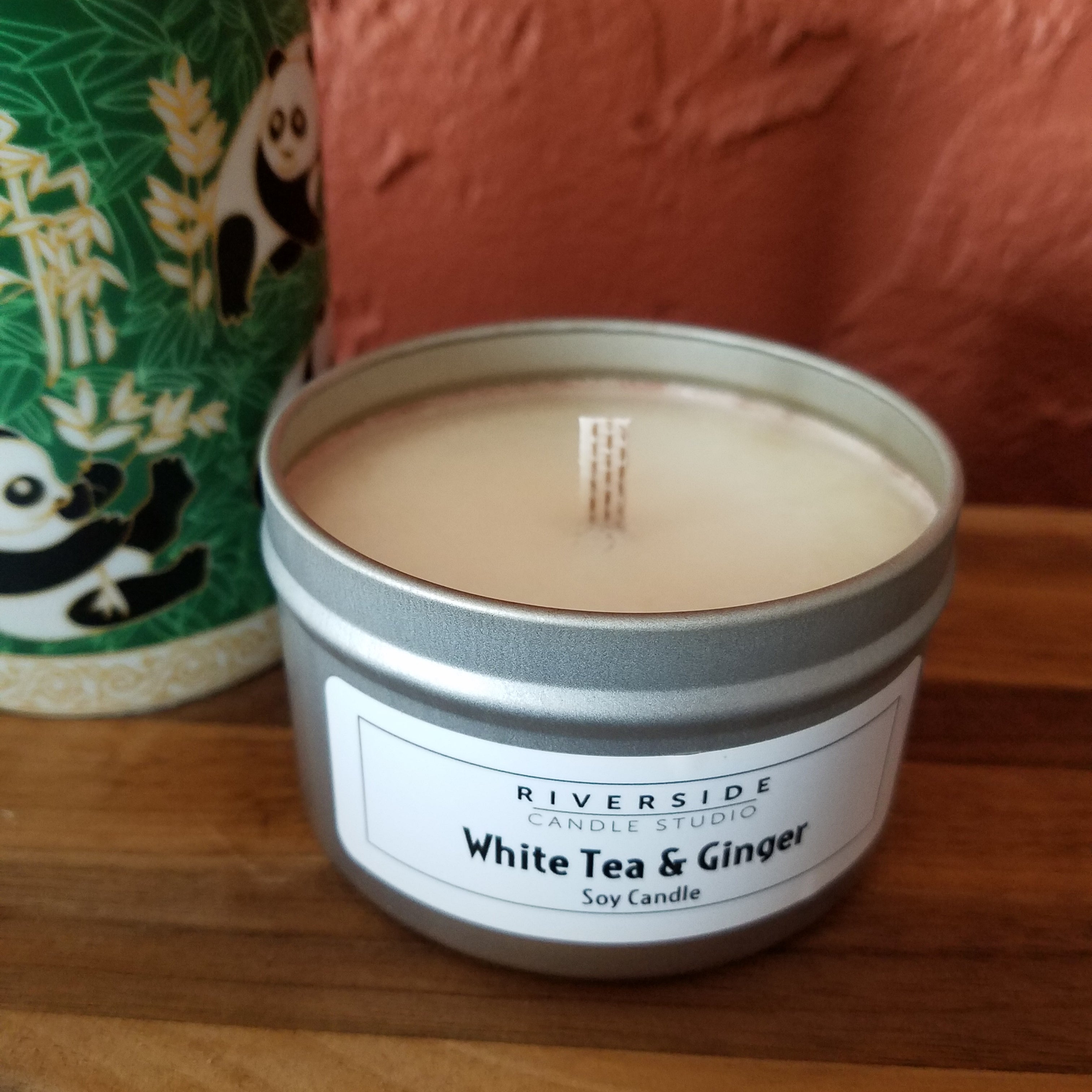 white tea & ginger soy candle